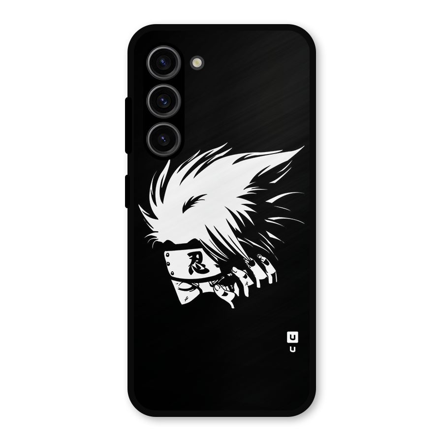 Kakashi Hatake Black Metal Back Case for Galaxy S23