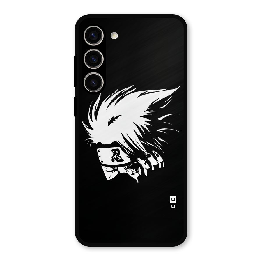 Kakashi Hatake Black Metal Back Case for Galaxy S23 Plus