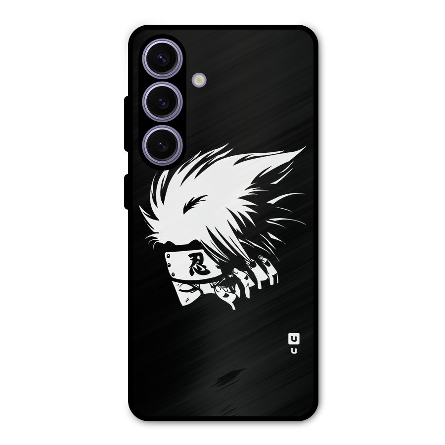 Kakashi Hatake Black Metal Back Case for Galaxy S24
