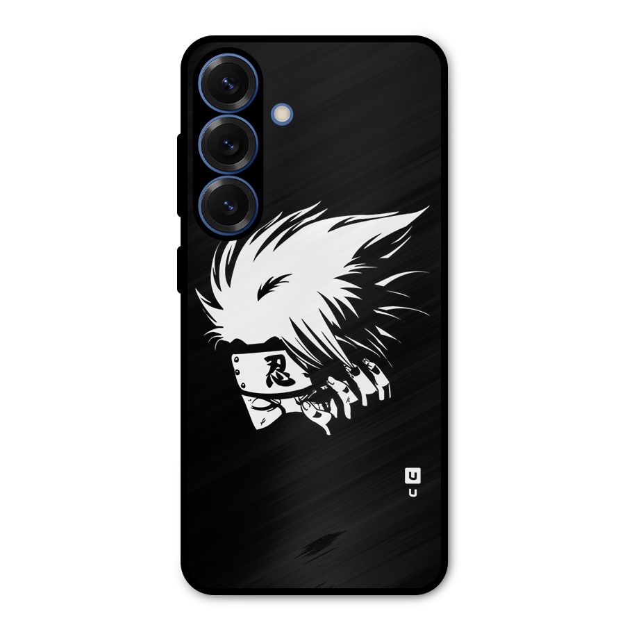 Kakashi Hatake Black Metal Back Case for Galaxy S25