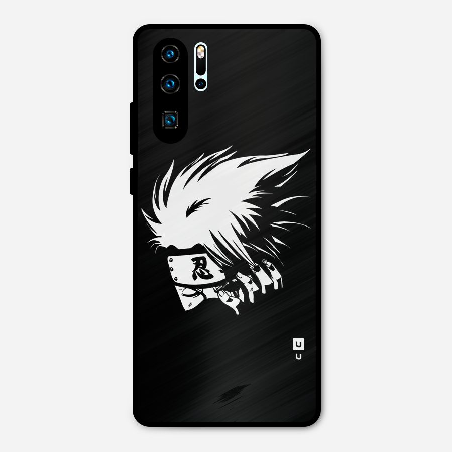 Kakashi Hatake Black Metal Back Case for Huawei P30 Pro