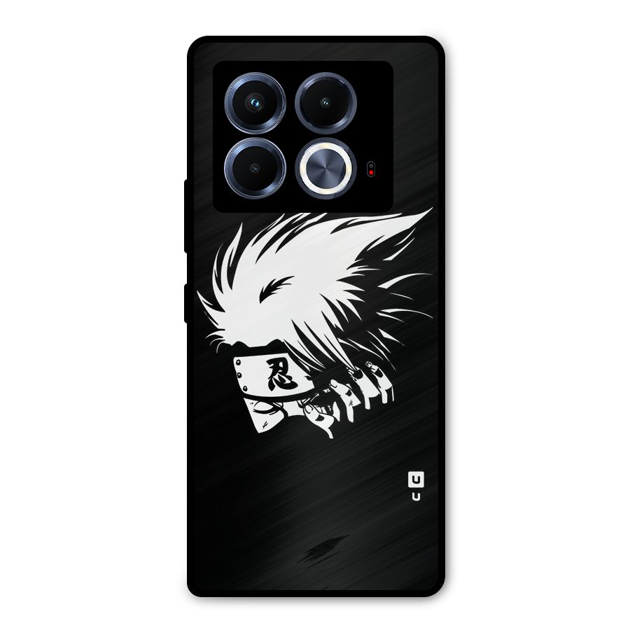 Kakashi Hatake Black Metal Back Case for Infinix Note 40 5G