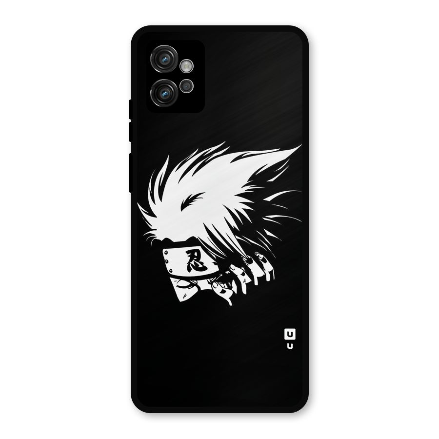 Kakashi Hatake Black Metal Back Case for Moto G32