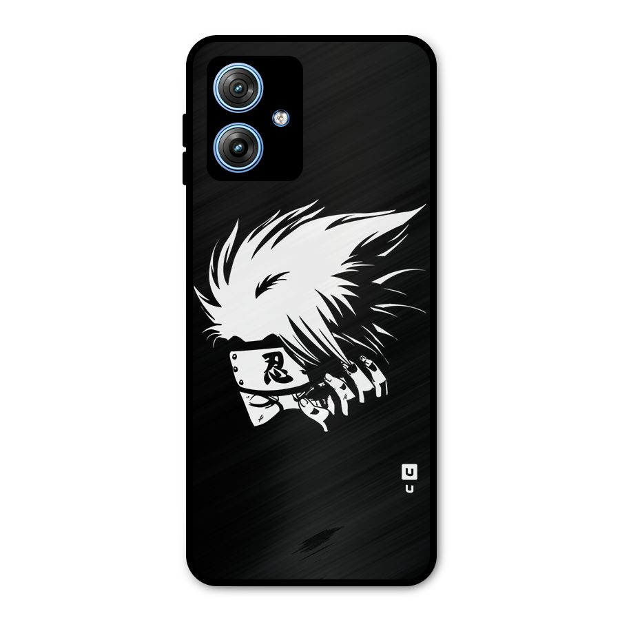 Kakashi Hatake Black Metal Back Case for Moto G54