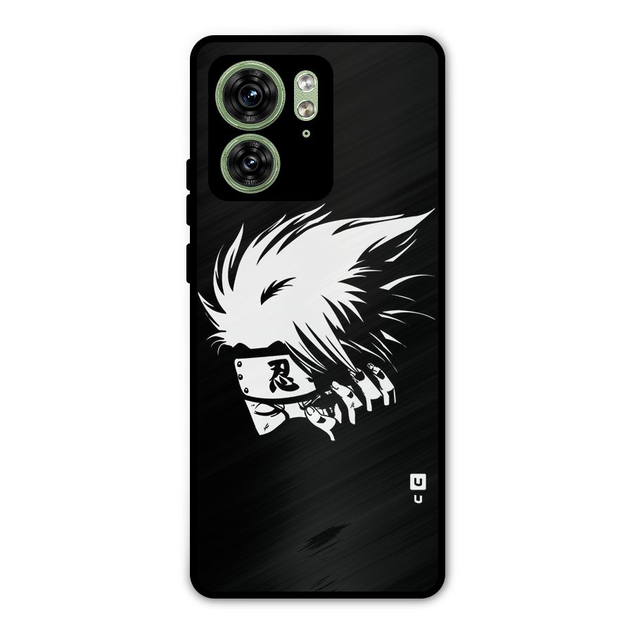 Kakashi Hatake Black Metal Back Case for Motorola Edge 40 5G