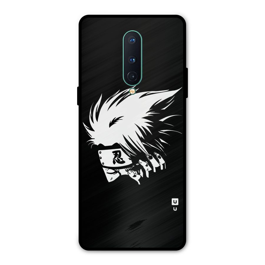 Kakashi Hatake Black Metal Back Case for OnePlus 8