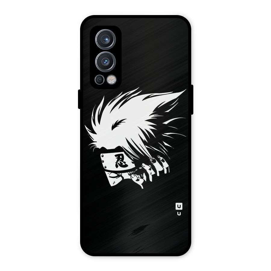 Kakashi Hatake Black Metal Back Case for OnePlus Nord 2 5G