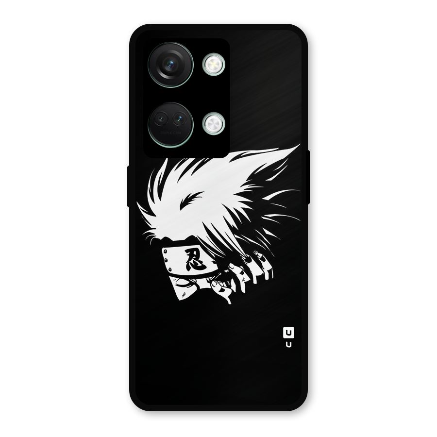 Kakashi Hatake Black Metal Back Case for OnePlus Nord 3