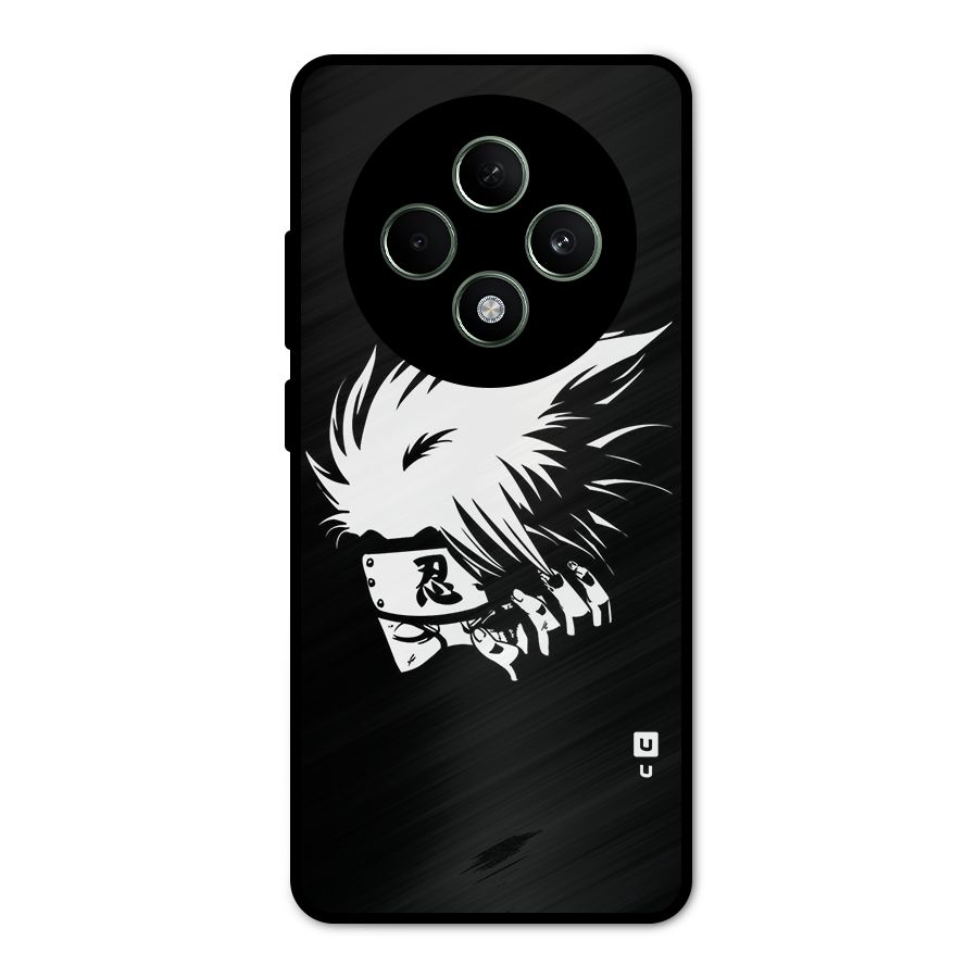 Kakashi Hatake Black Metal Back Case for Oppo F27