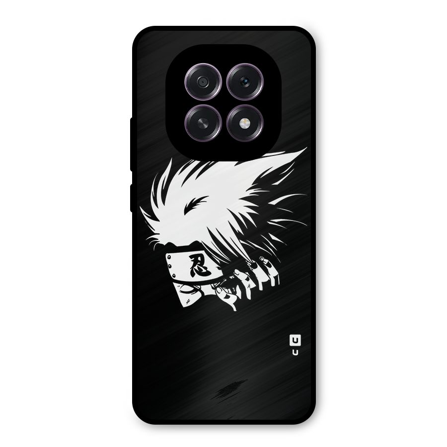 Kakashi Hatake Black Metal Back Case for Oppo F29