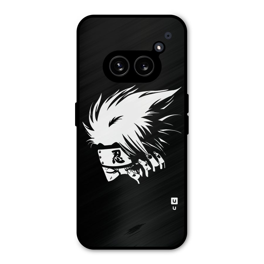 Kakashi Hatake Black Metal Back Case for Nothing Phone 2a