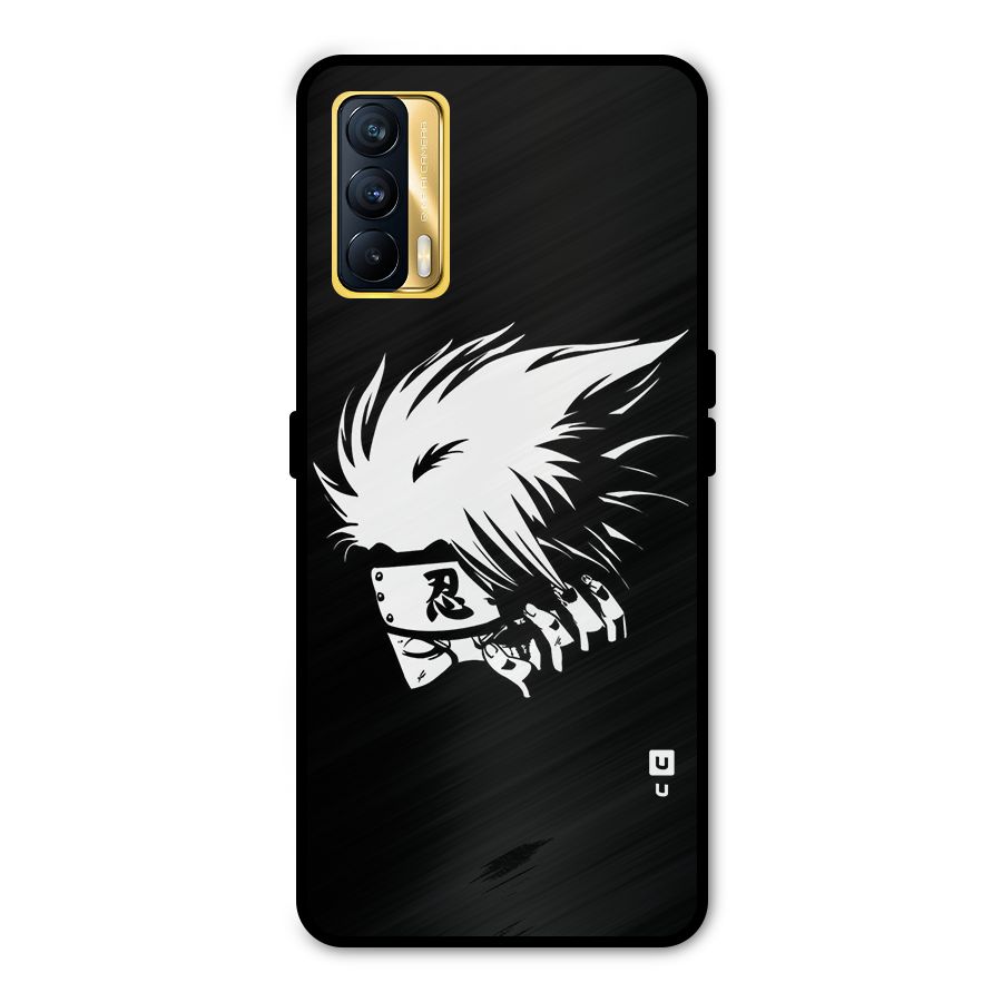 Kakashi Hatake Black Metal Back Case for Realme X7