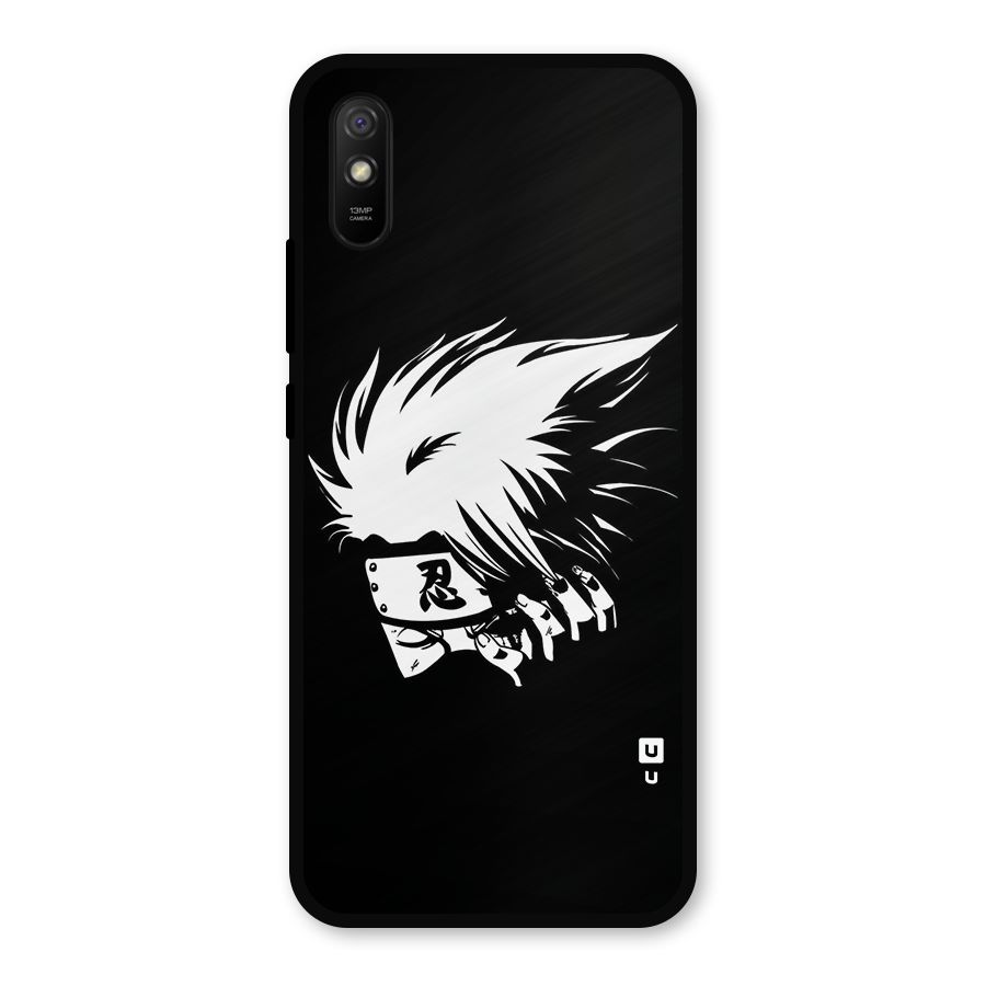 Kakashi Hatake Black Metal Back Case for Redmi 9i