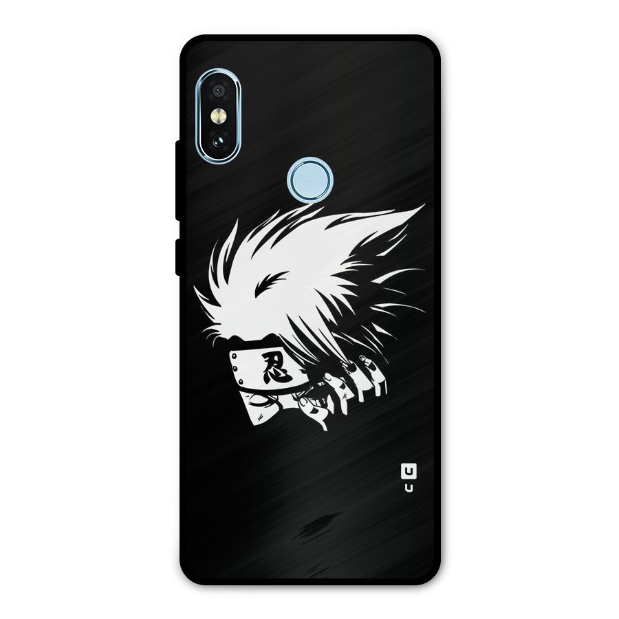 Kakashi Hatake Black Metal Back Case for Redmi Note 5 Pro