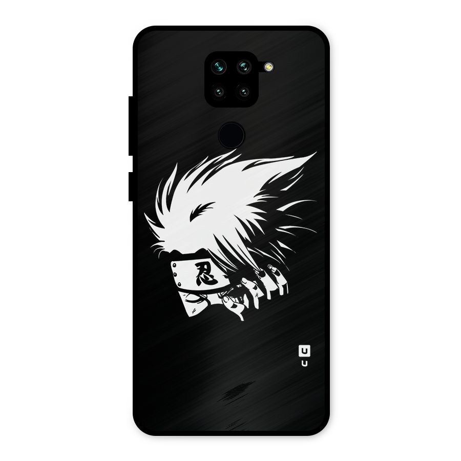 Kakashi Hatake Black Metal Back Case for Redmi Note 9