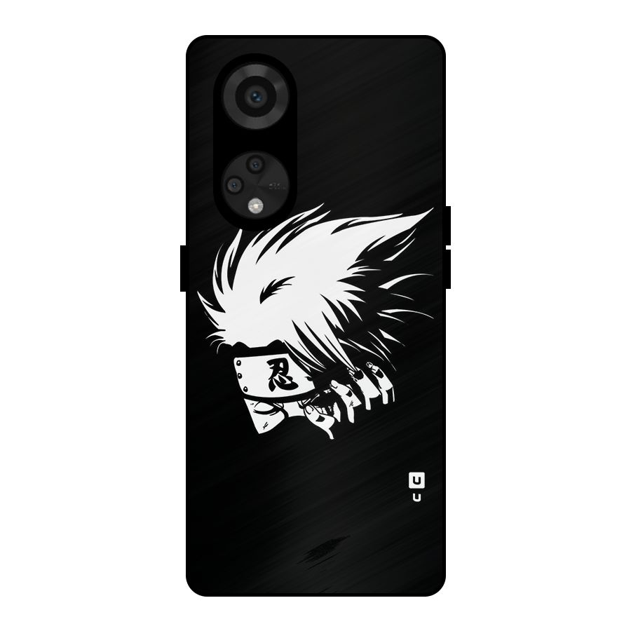 Kakashi Hatake Black Metal Back Case for Reno8 T 5G