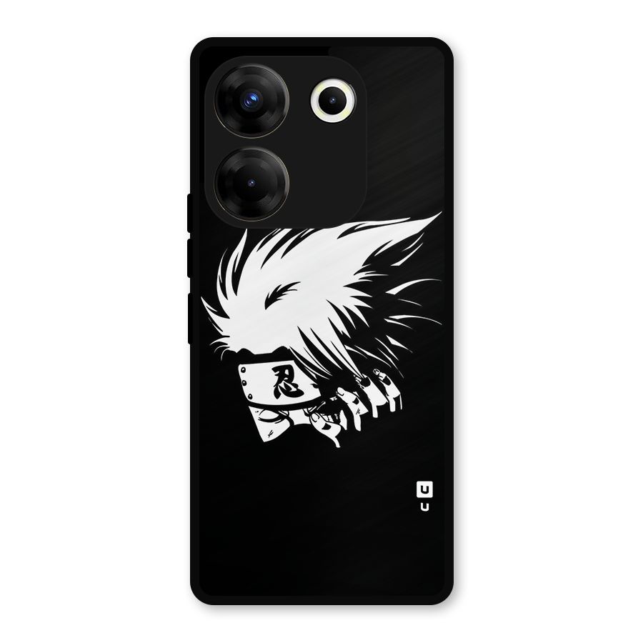 Kakashi Hatake Black Metal Back Case for Tecno Camon 20