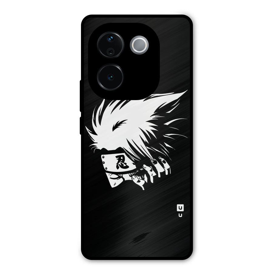 Kakashi Hatake Black Metal Back Case for Vivo T3 Pro