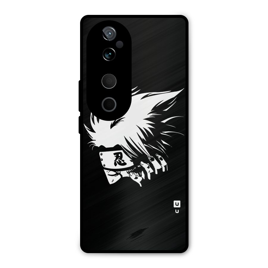 Kakashi Hatake Black Metal Back Case for Vivo T3 Ultra