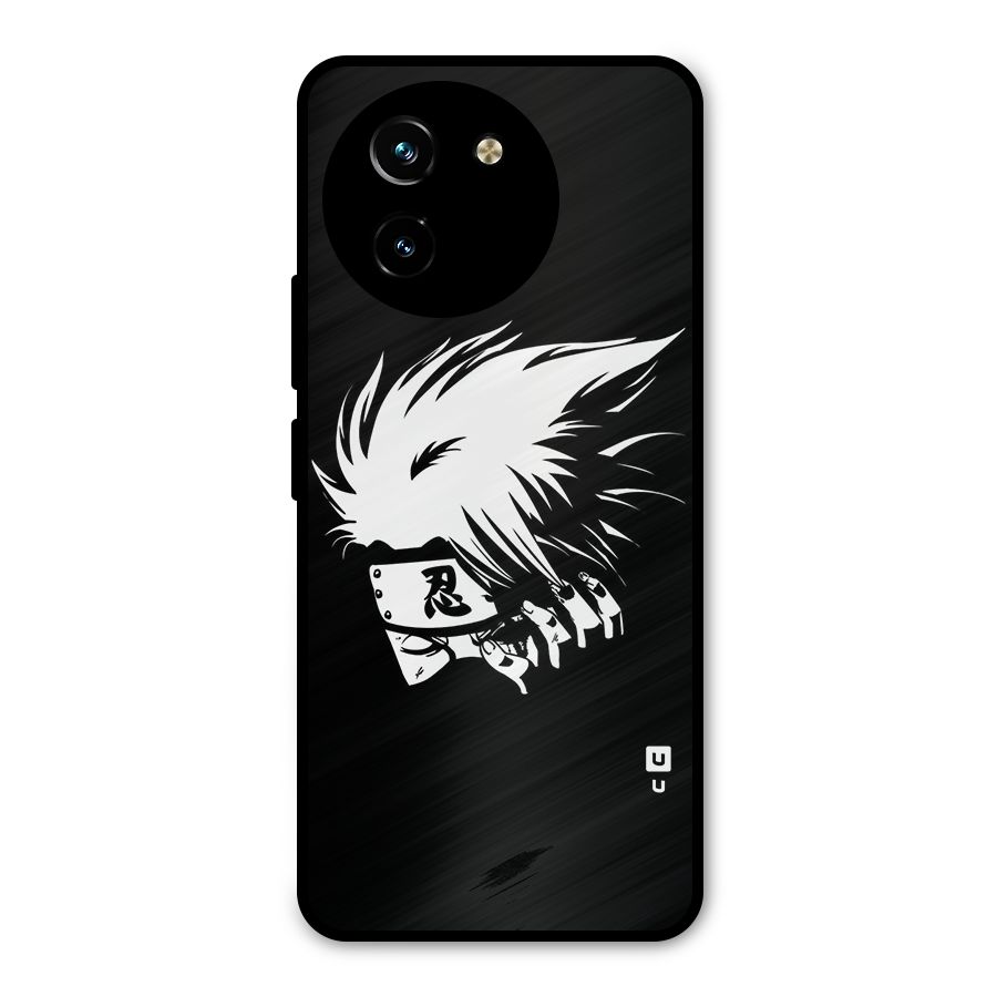 Kakashi Hatake Black Metal Back Case for Vivo T3x