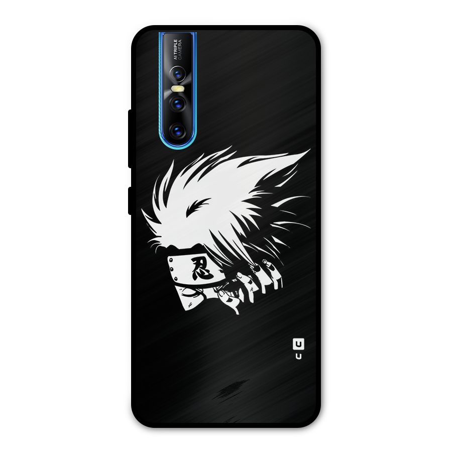 Kakashi Hatake Black Metal Back Case for Vivo V15 Pro