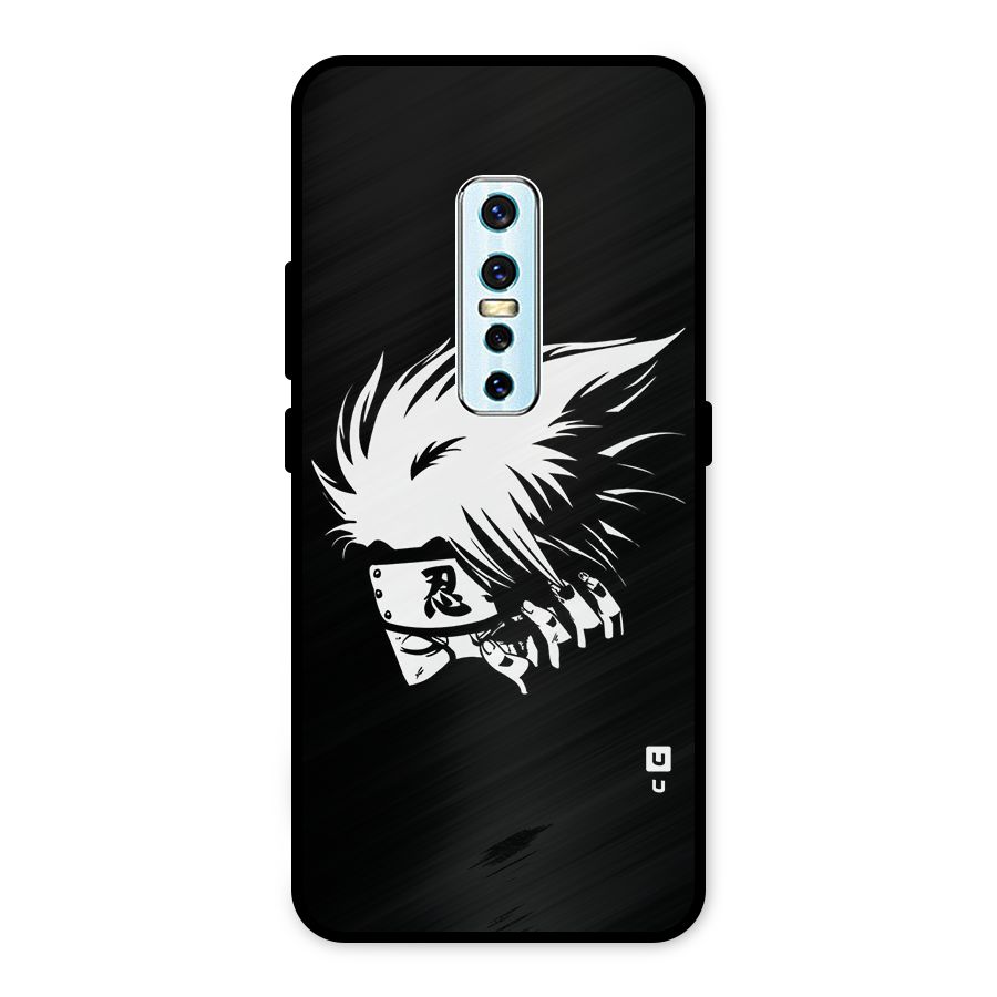 Kakashi Hatake Black Metal Back Case for Vivo V17 Pro