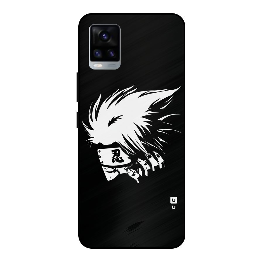 Kakashi Hatake Black Metal Back Case for Vivo V20