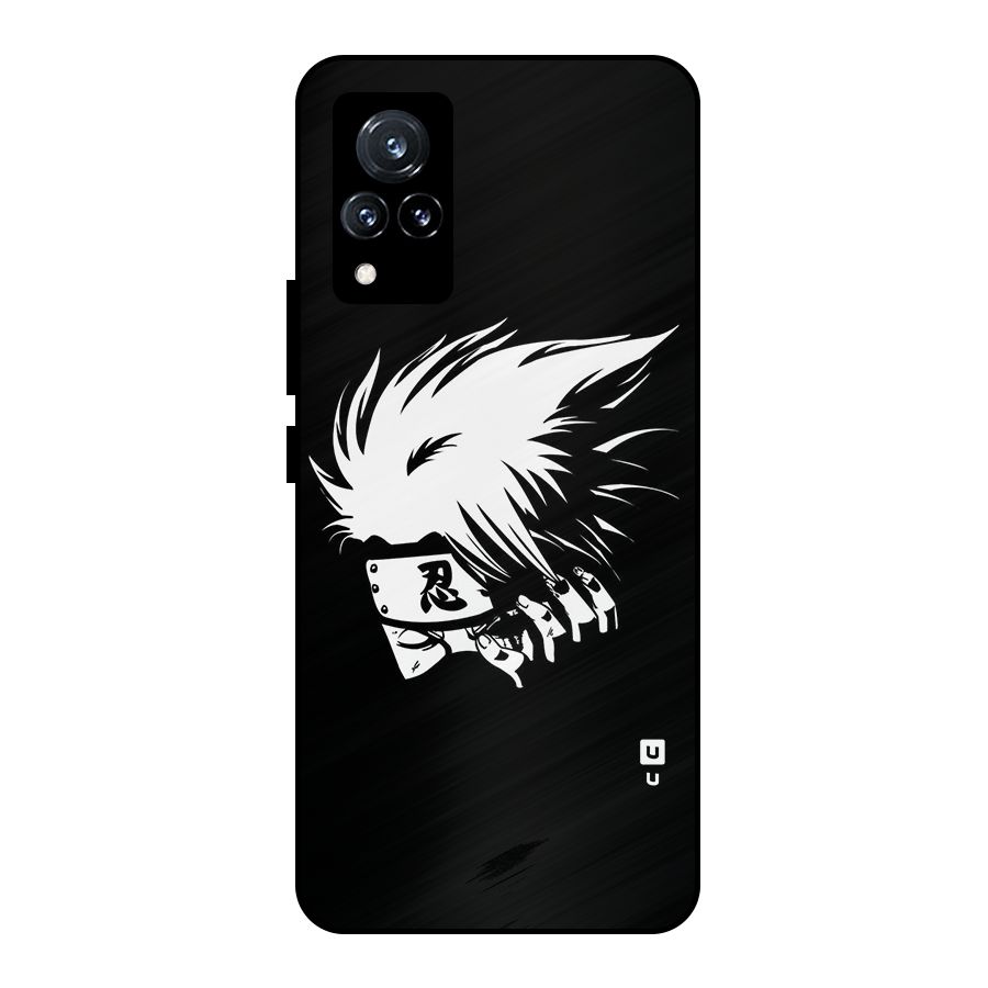 Kakashi Hatake Black Metal Back Case for Vivo V21 5G