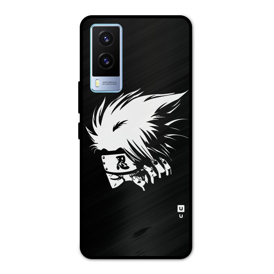 Kakashi Hatake Black Metal Back Case for Vivo V21e 5G