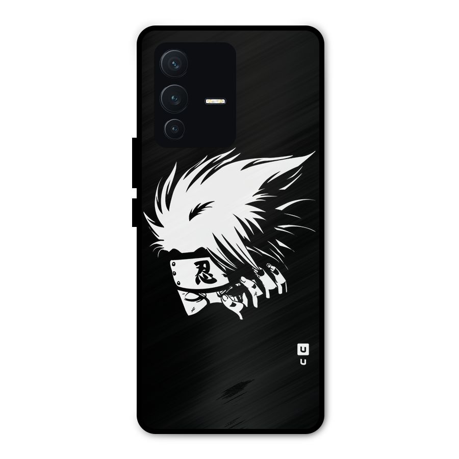 Kakashi Hatake Black Metal Back Case for Vivo V23 Pro
