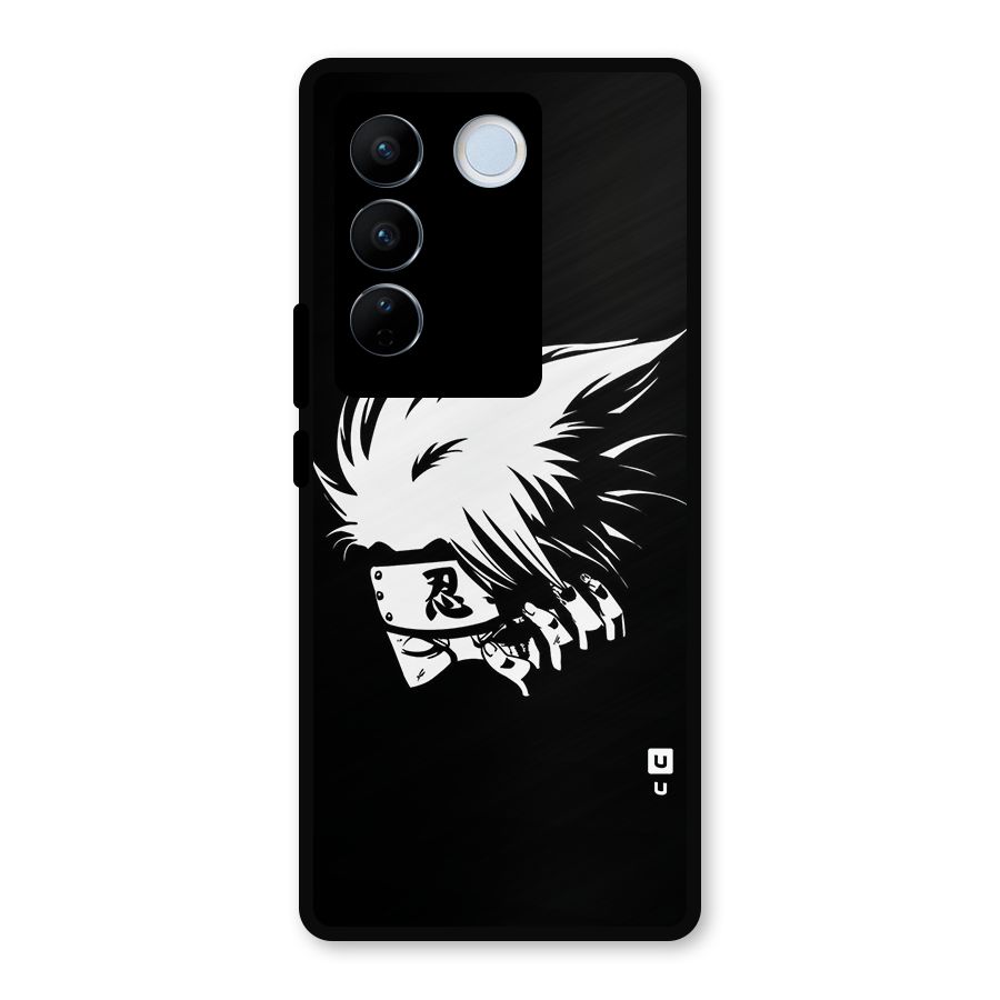 Kakashi Hatake Black Metal Back Case for Vivo V27