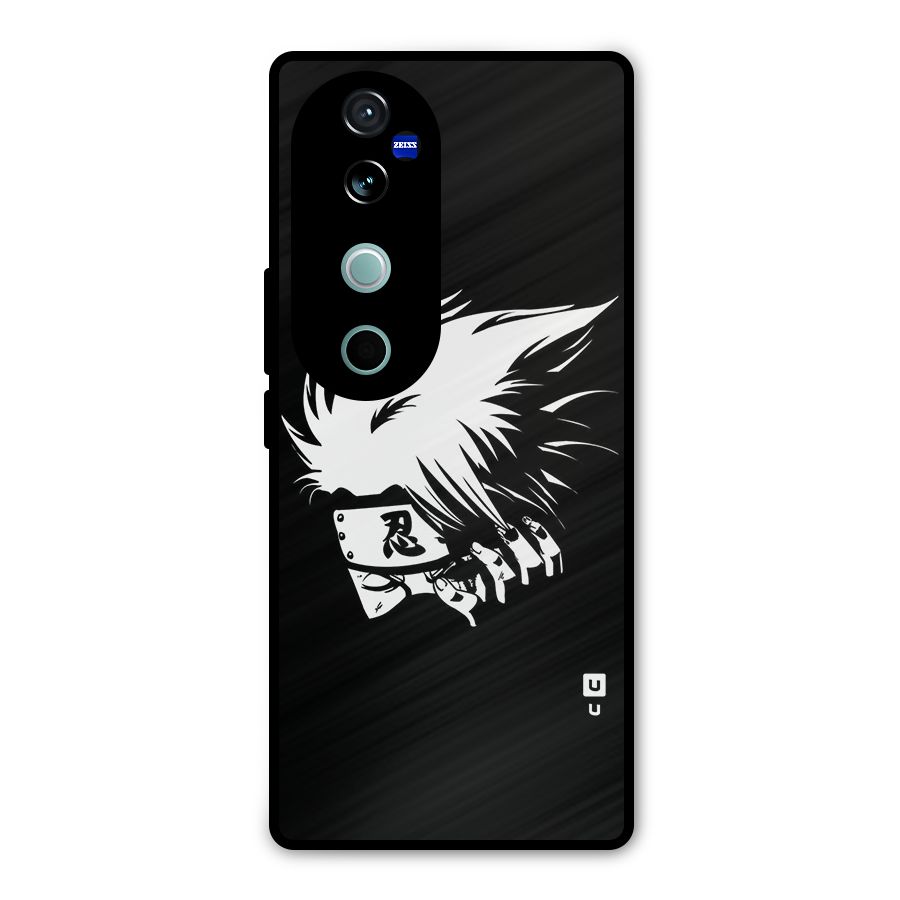 Kakashi Hatake Black Metal Back Case for Vivo V40