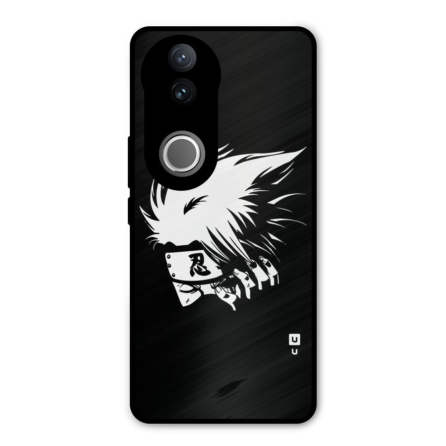 Kakashi Hatake Black Metal Back Case for Vivo V50e