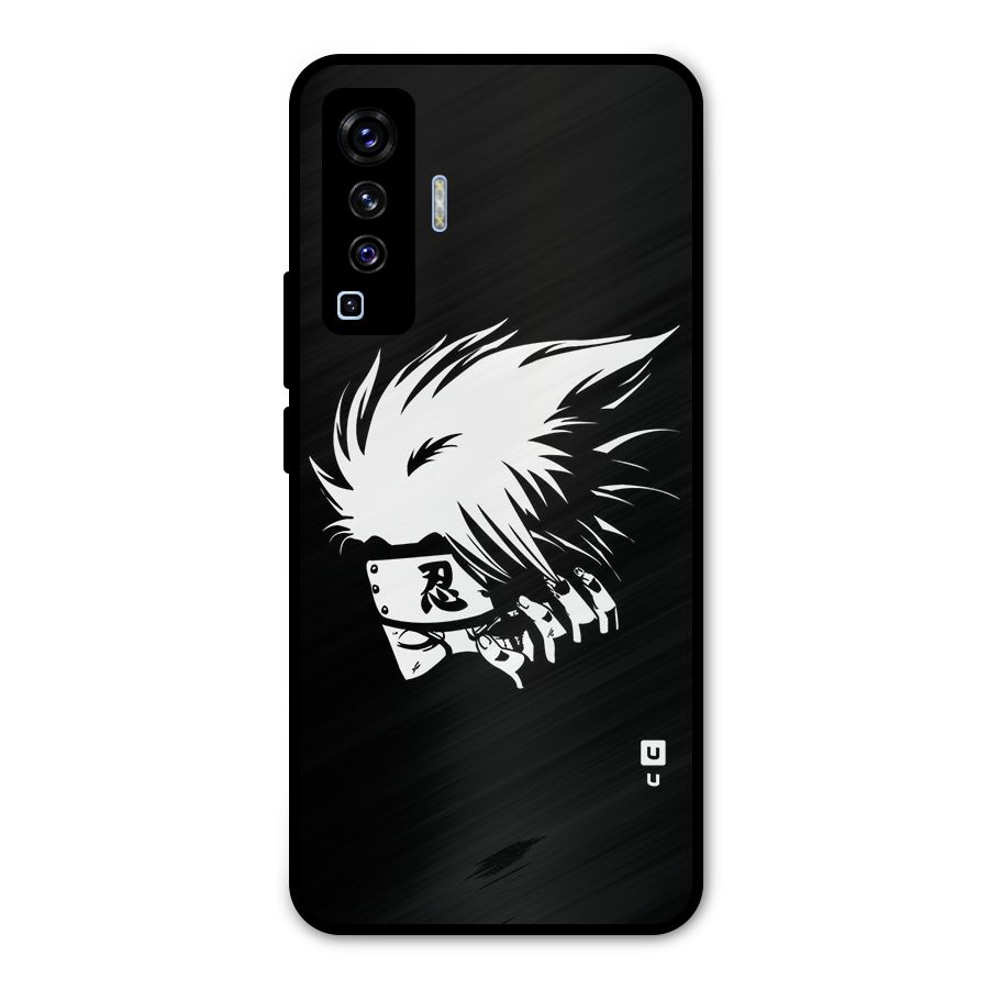 Kakashi Hatake Black Metal Back Case for Vivo X50
