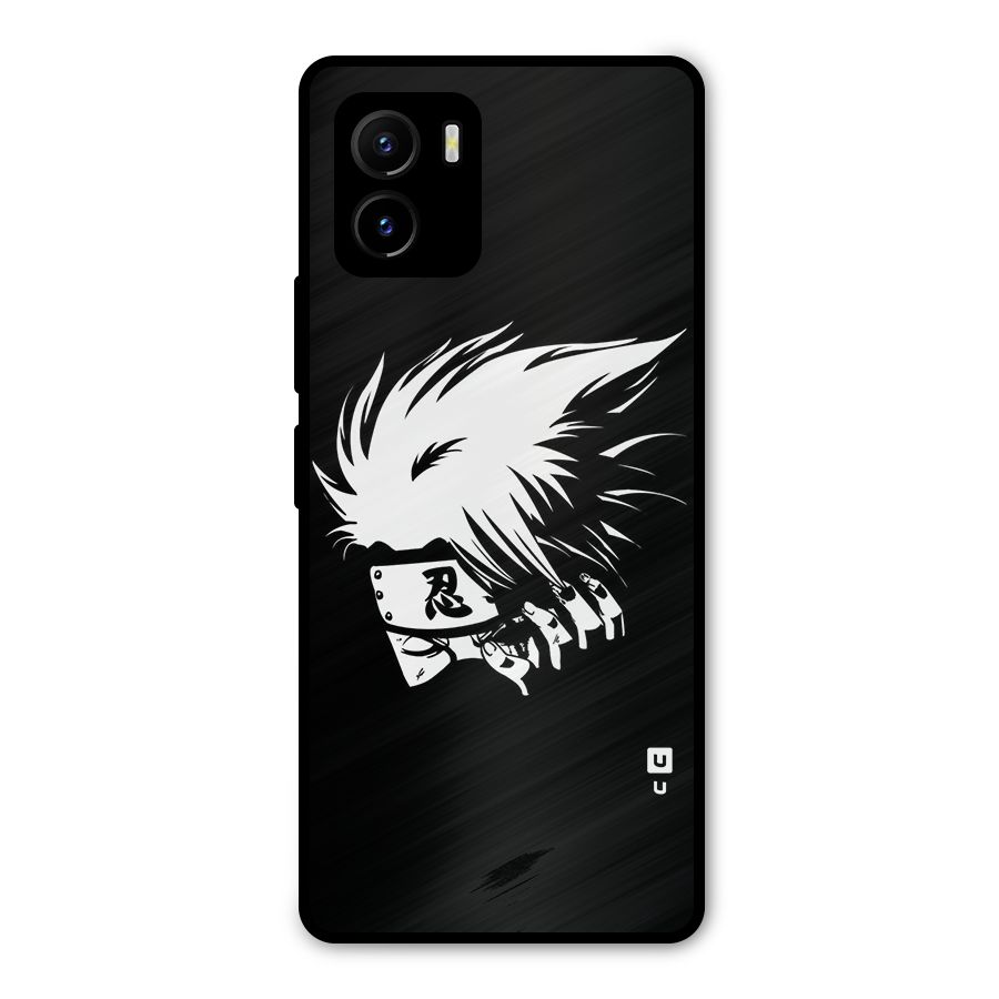 Kakashi Hatake Black Metal Back Case for Vivo Y15s