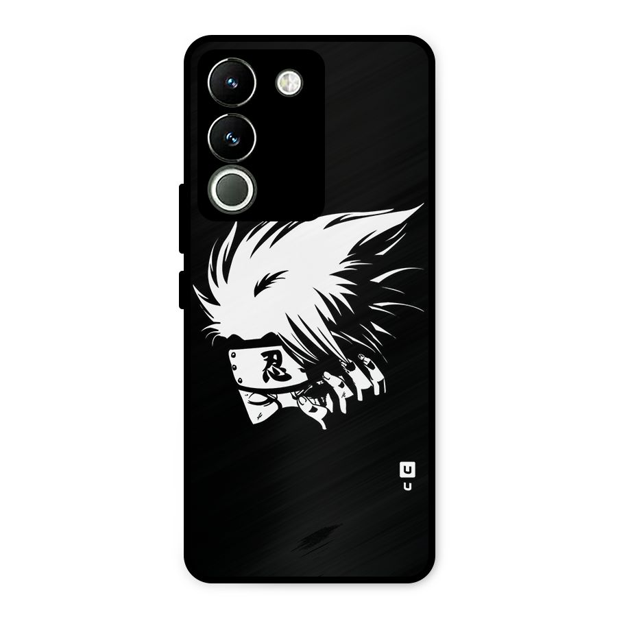 Kakashi Hatake Black Metal Back Case for Vivo Y200