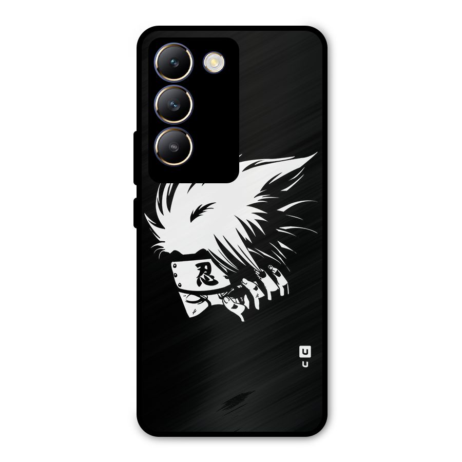 Kakashi Hatake Black Metal Back Case for Vivo Y200e