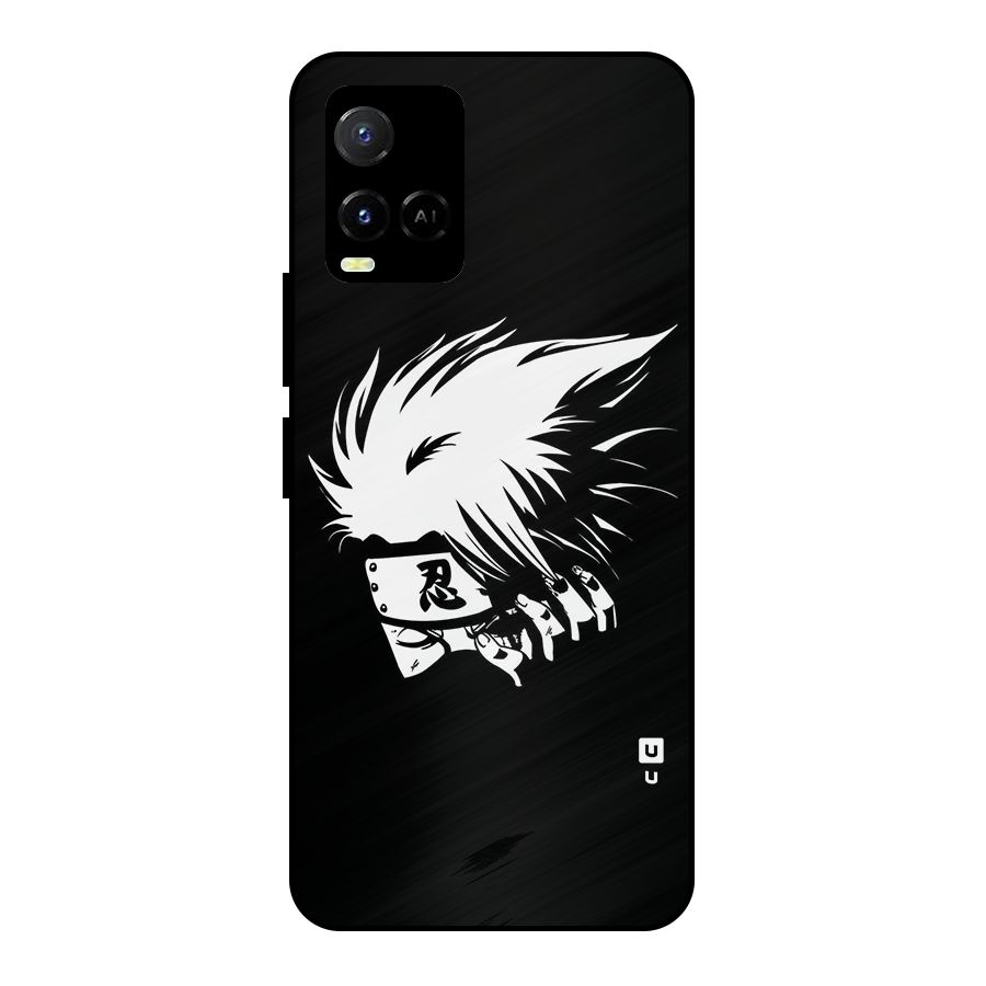 Kakashi Hatake Black Metal Back Case for Vivo Y21T