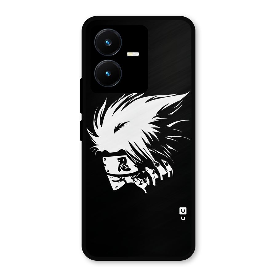 Kakashi Hatake Black Metal Back Case for Vivo Y22