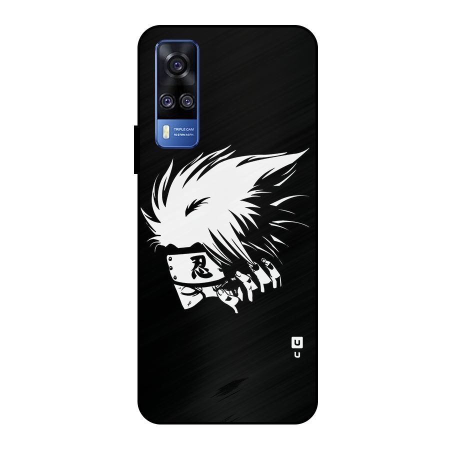 Kakashi Hatake Black Metal Back Case for Vivo Y51
