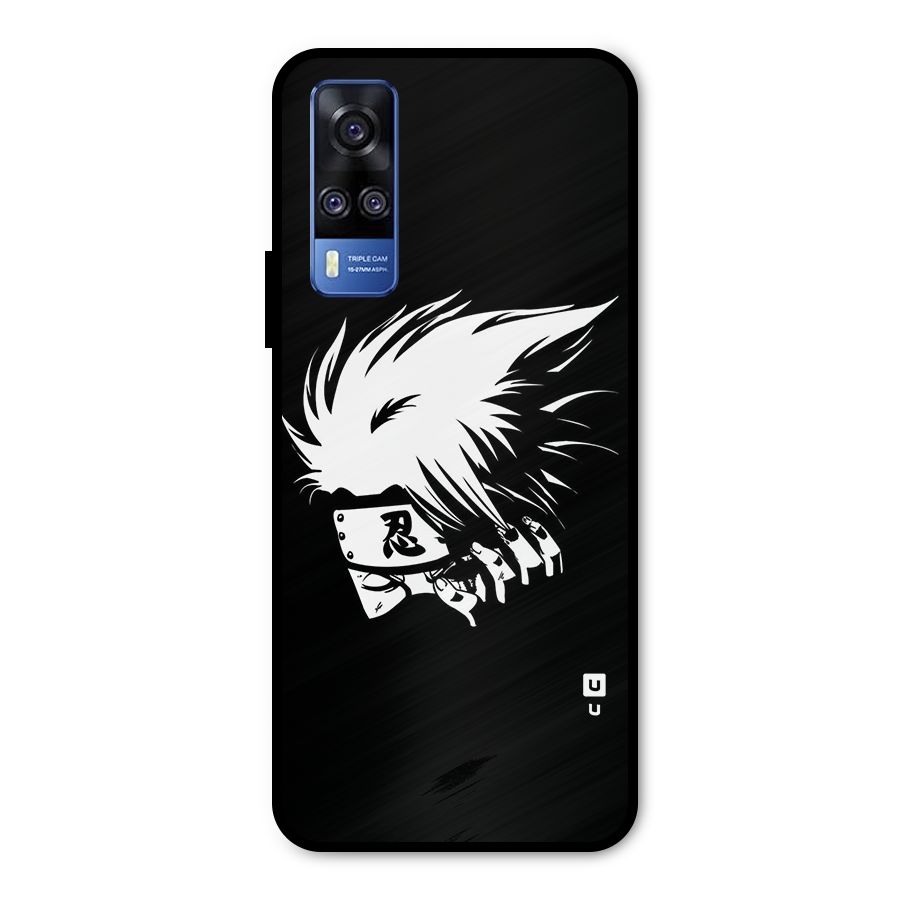 Kakashi Hatake Black Metal Back Case for Vivo Y51A