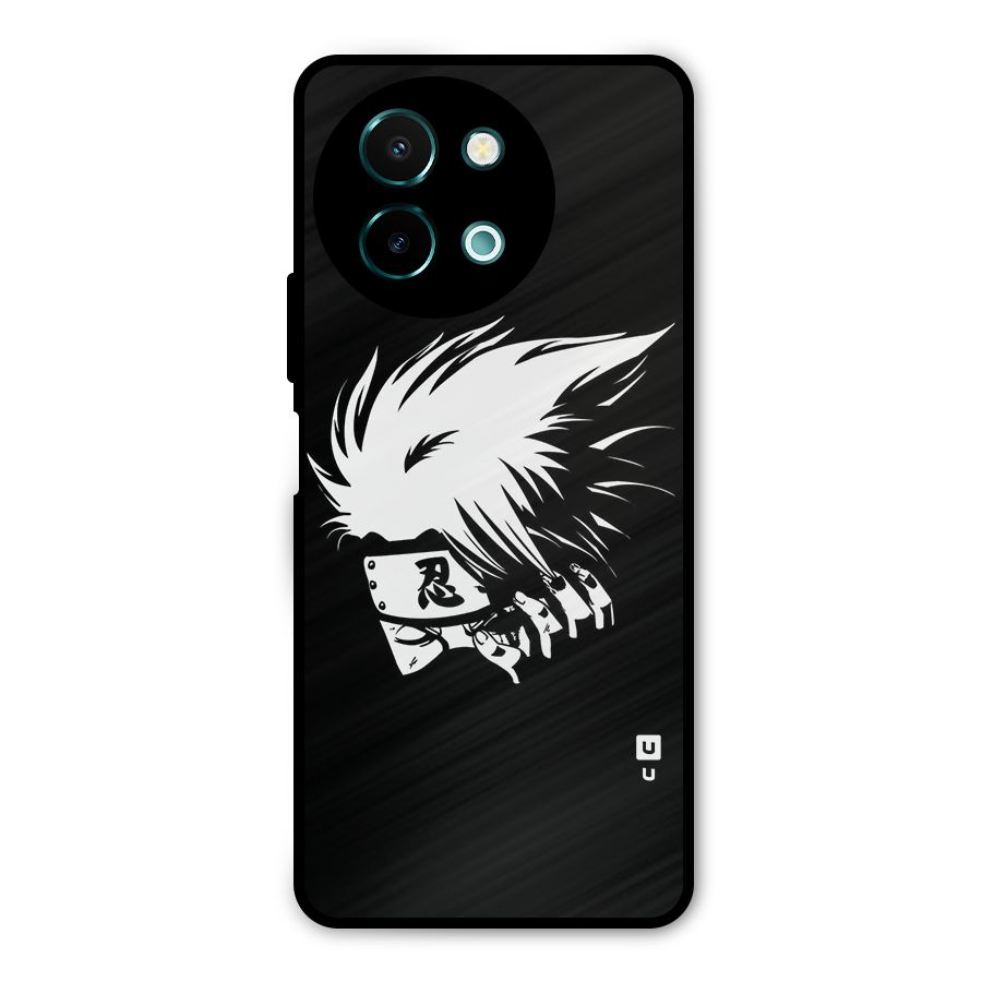 Kakashi Hatake Black Metal Back Case for Vivo Y58