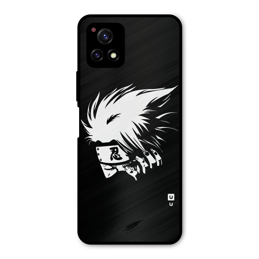Kakashi Hatake Black Metal Back Case for Vivo Y72 5G