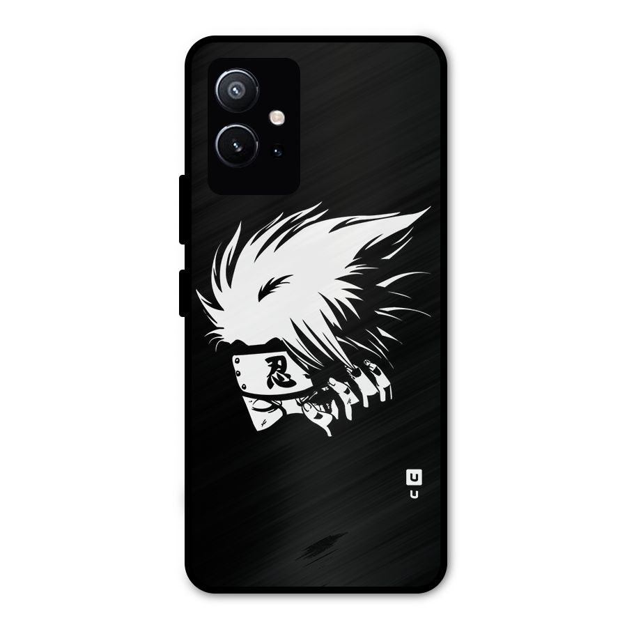 Kakashi Hatake Black Metal Back Case for Vivo Y75 5G