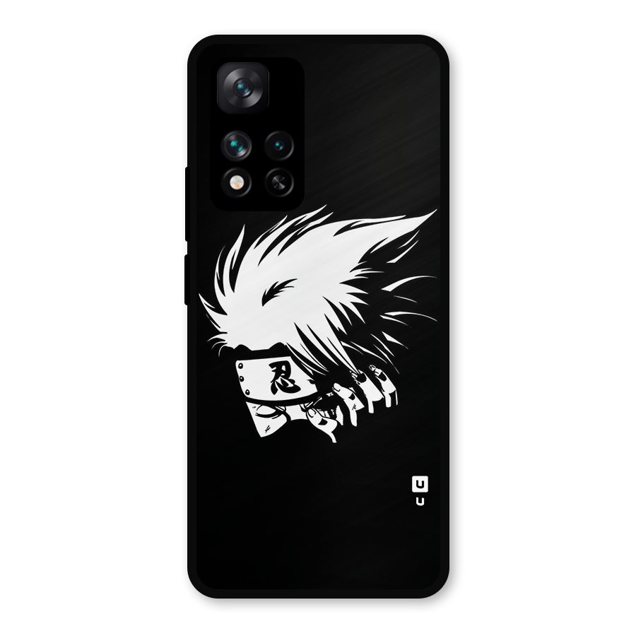 Kakashi Hatake Black Metal Back Case for Xiaomi 11i 5G