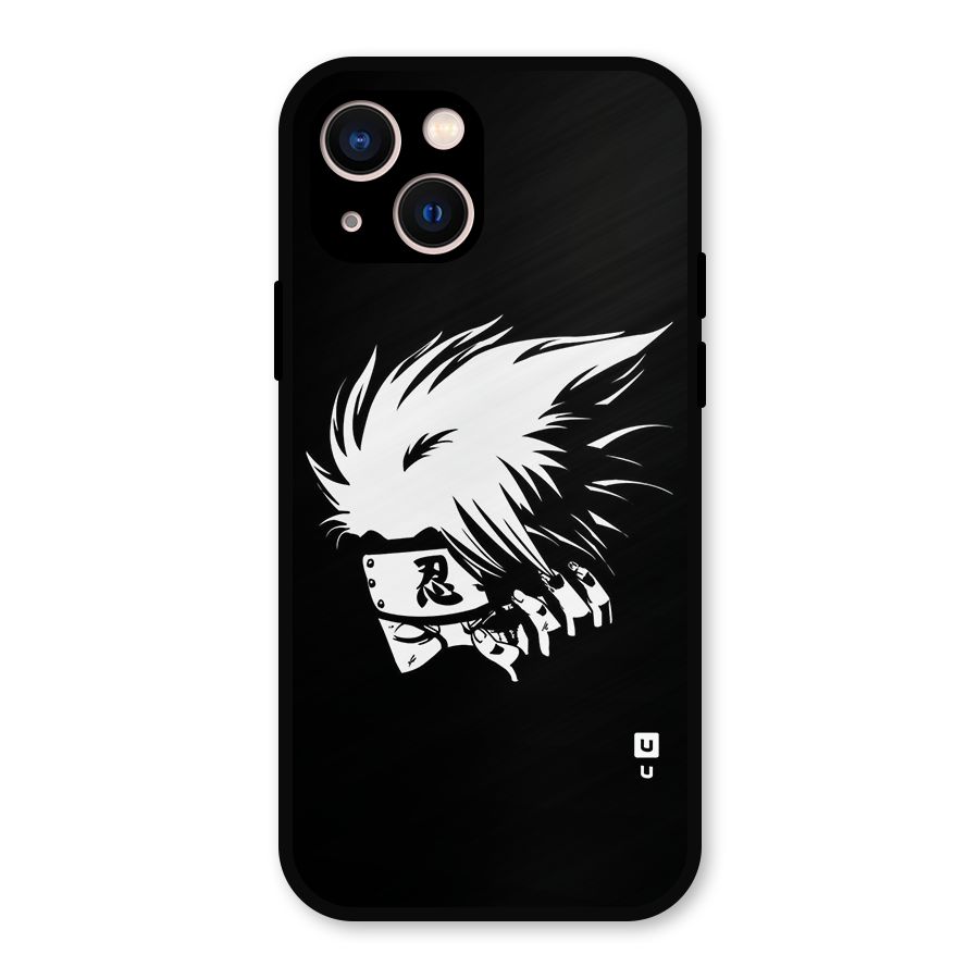 Kakashi Hatake Black Metal Back Case for iPhone 13