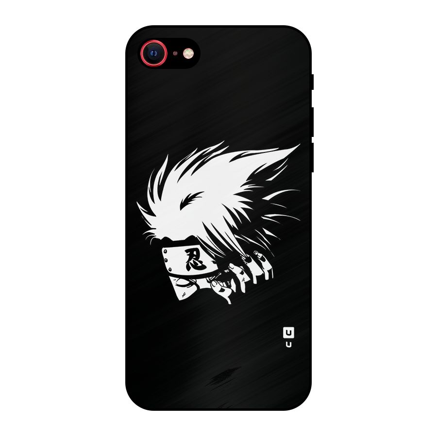 Kakashi Hatake Black Metal Back Case for iPhone 7