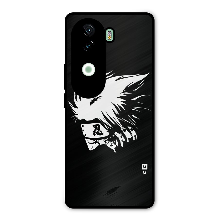 Kakashi Hatake Black Metal Back Case for iQOO Z9s
