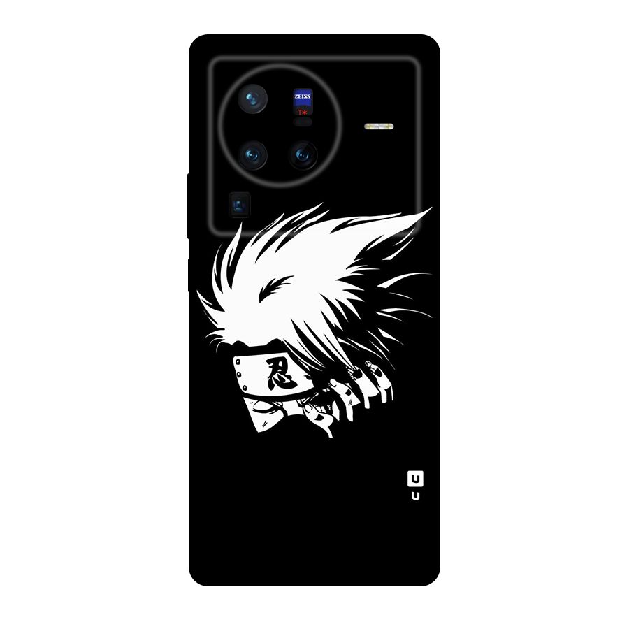 Kakashi Hatake Black Original Polycarbonate Back Case for Vivo X80