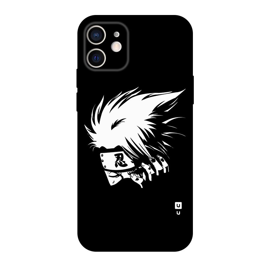 Kakashi Hatake Black Original Polycarbonate Back Case for iPhone 12